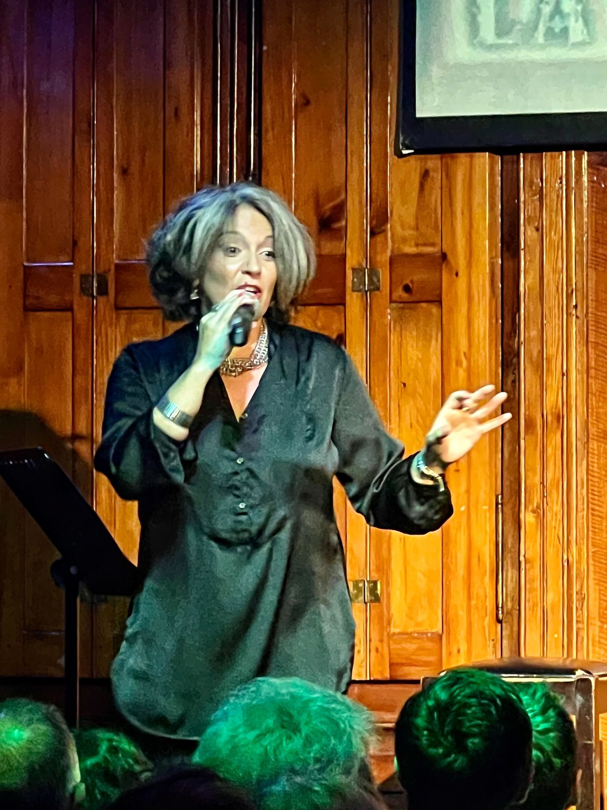María Celeste en escena